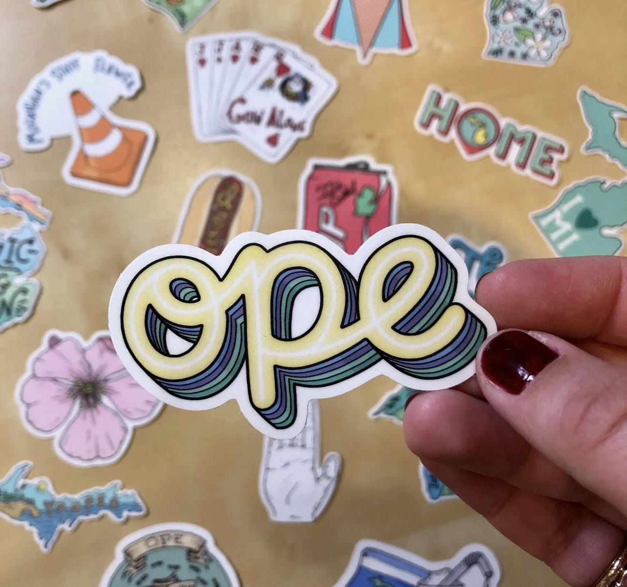 Ope Vinyl Sticker