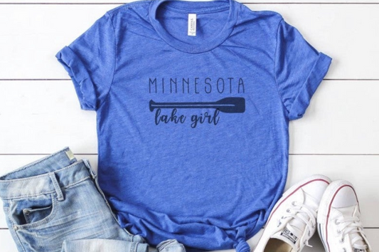 Minnesota Lake Girl Tee