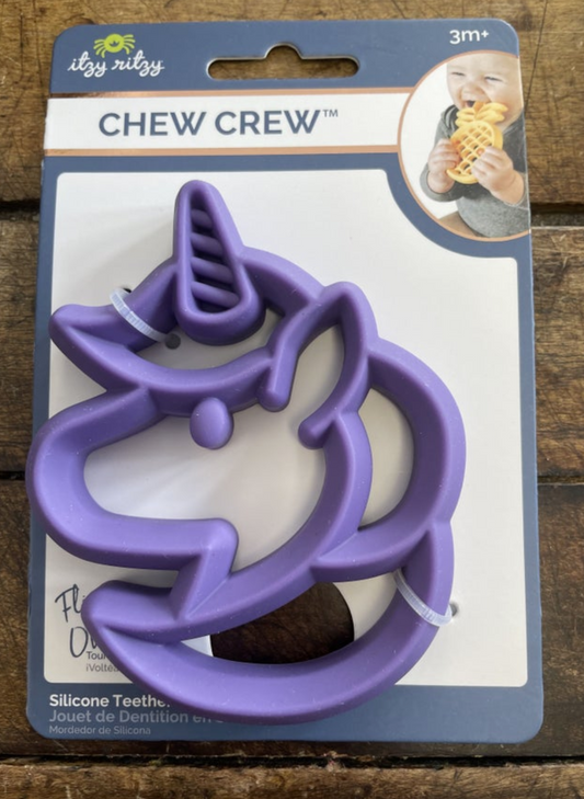 Itzy Ritzy Chew Crew- Unicorn