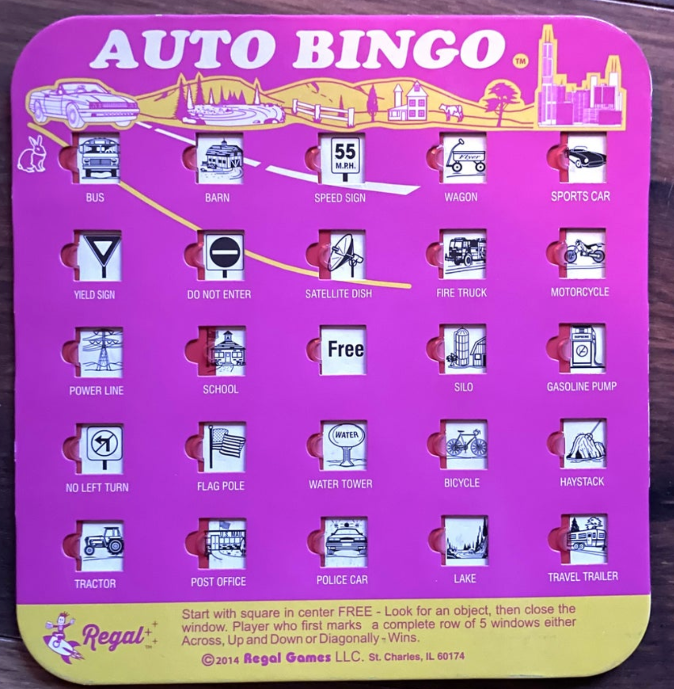 Auto Bingo with Slide Windows