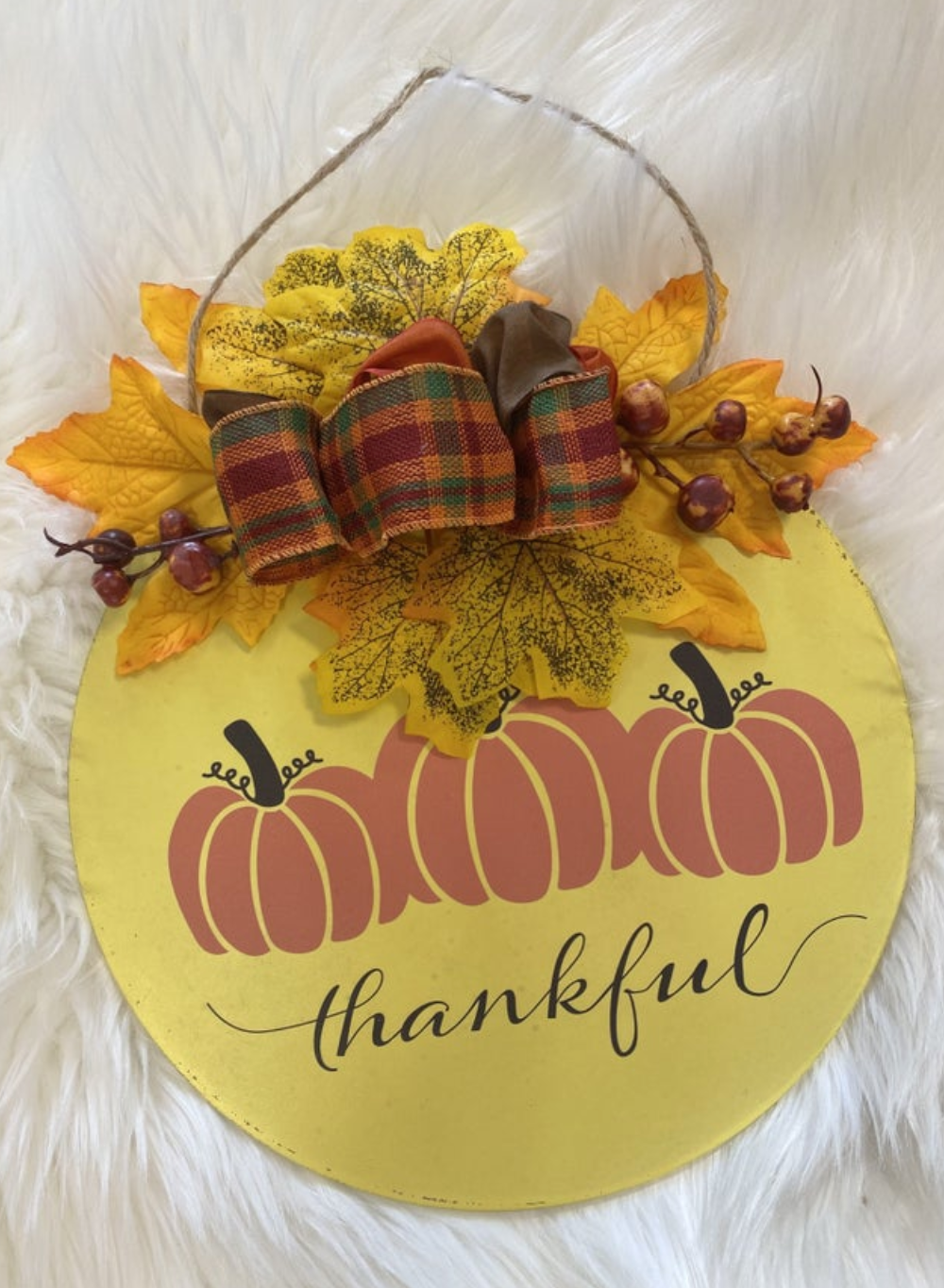 Thankful Fall Door Decor