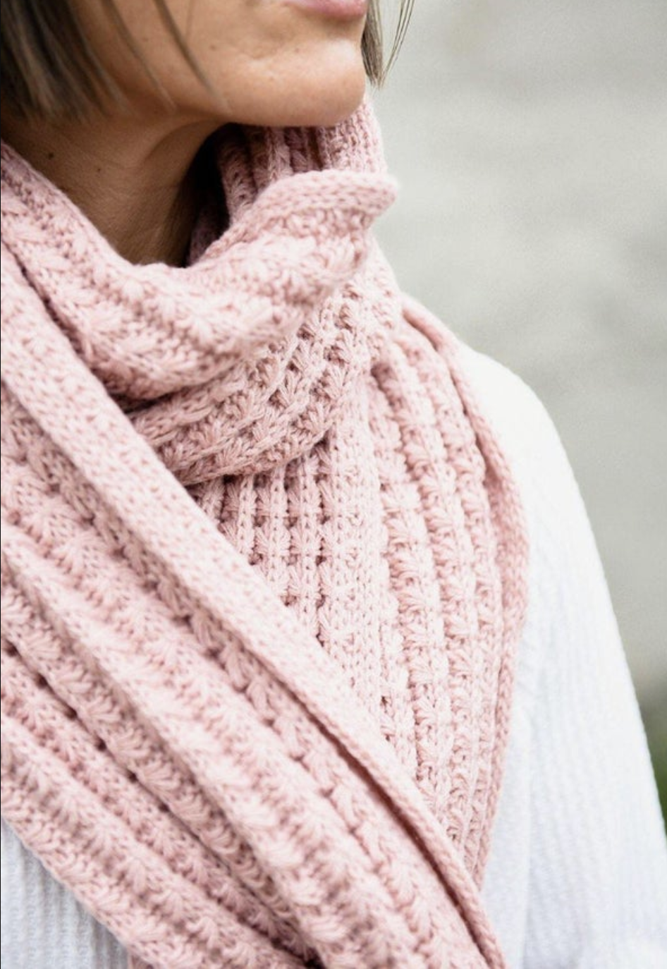 The Katie Scarf in Blush
