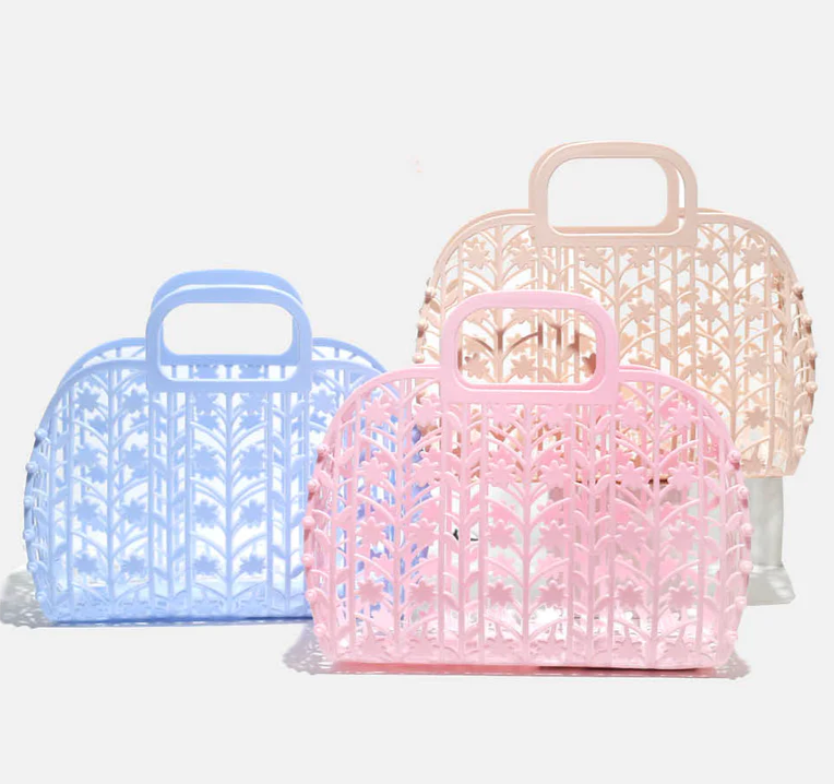 Floral Jelly Tote