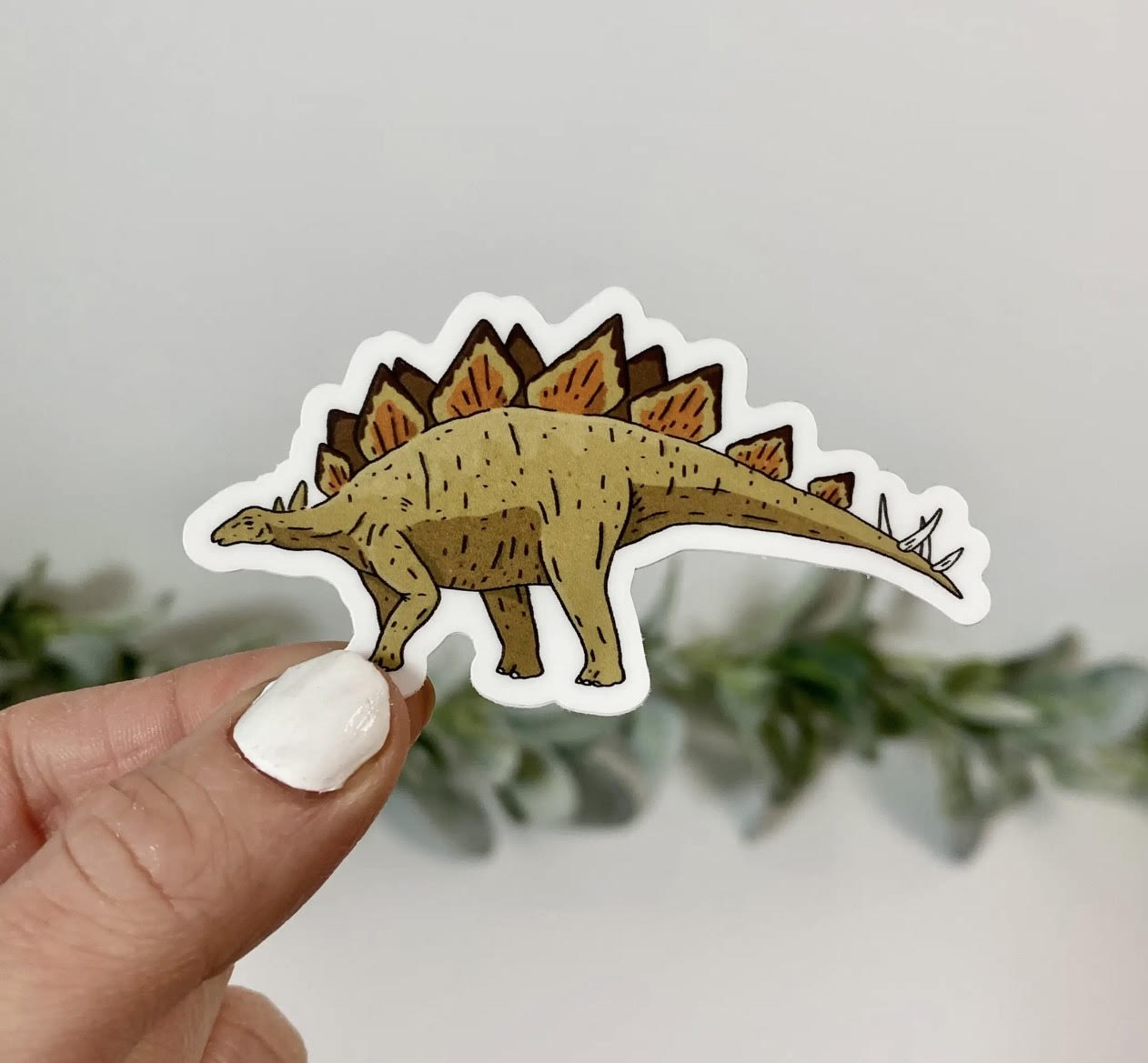 Stegosaurus Dinosaur Sticker