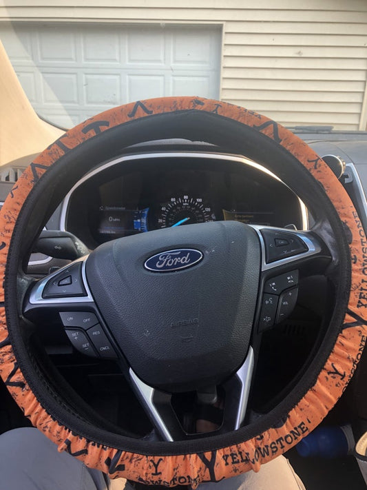 Yellowstone Steering Wheel Cover