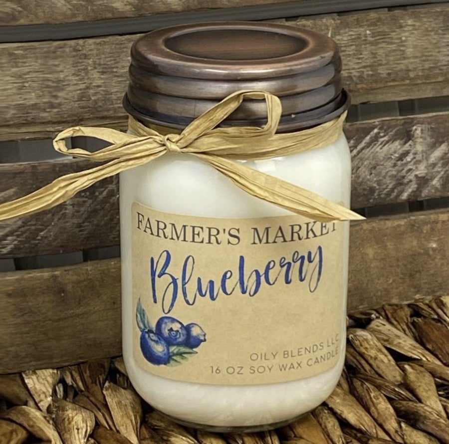 Farmers Market Blueberry Soy Candle