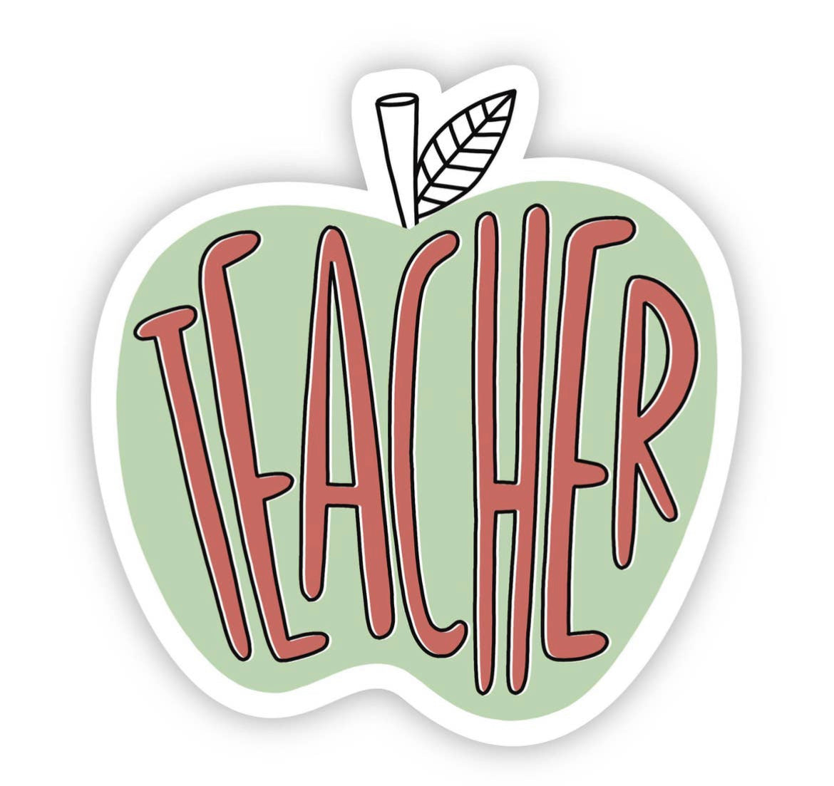 Teacher Apple Vinyl Sticker