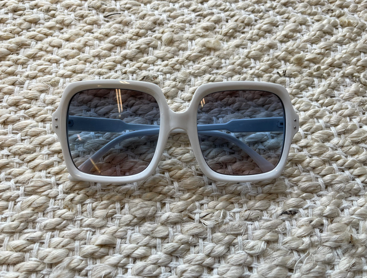 Vintage Square Framed Sunglasses