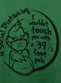 Green Social Distancing Shirt
