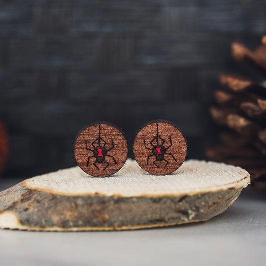 Black Widow Spider Wood Studs