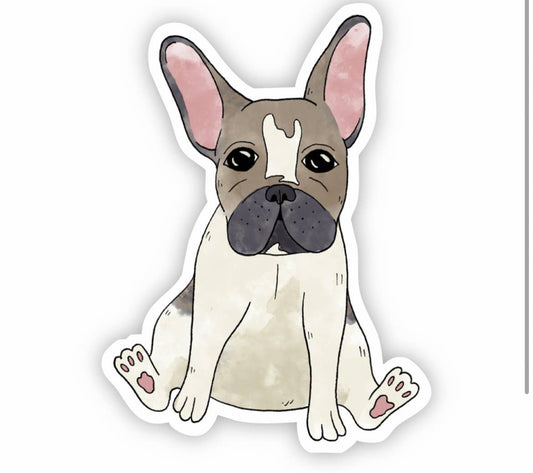 French Bulldog Vinyl Sticker