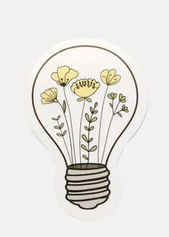 Lightbulb Vinyl Sticker