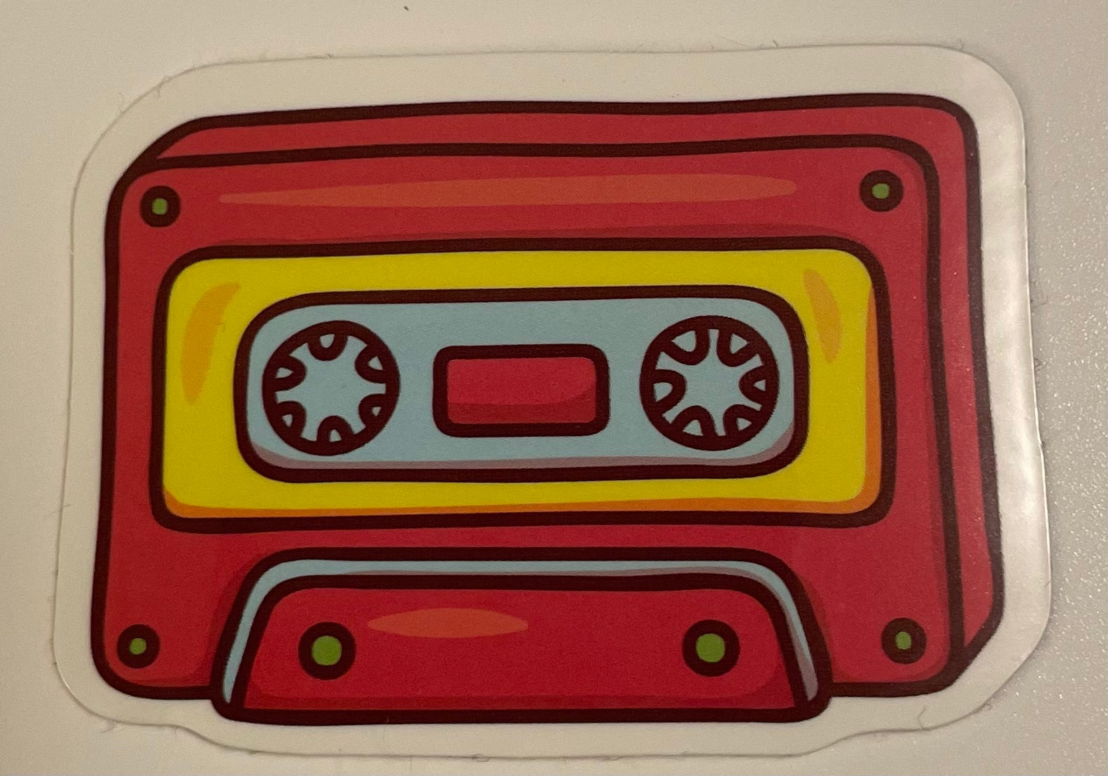 Cassette Tape Vinyl Sticker