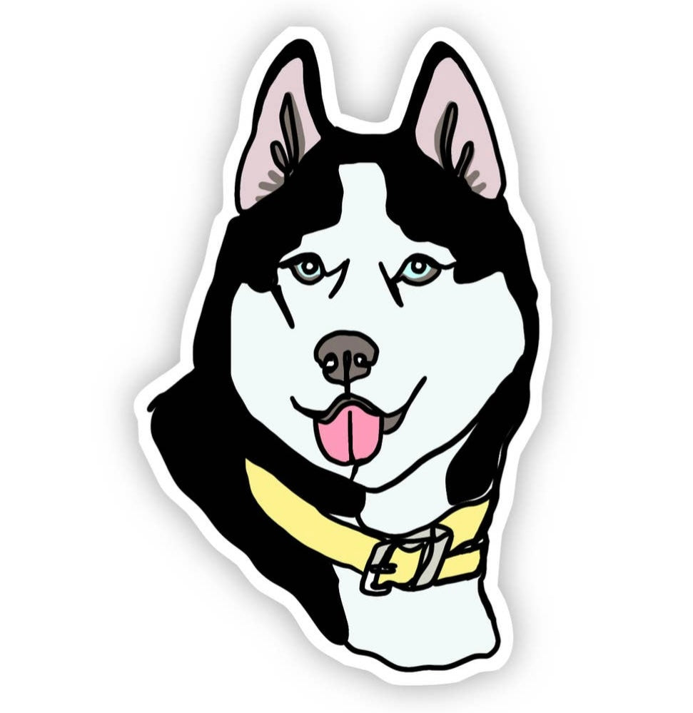 Husky Dog Vinyl Sticker