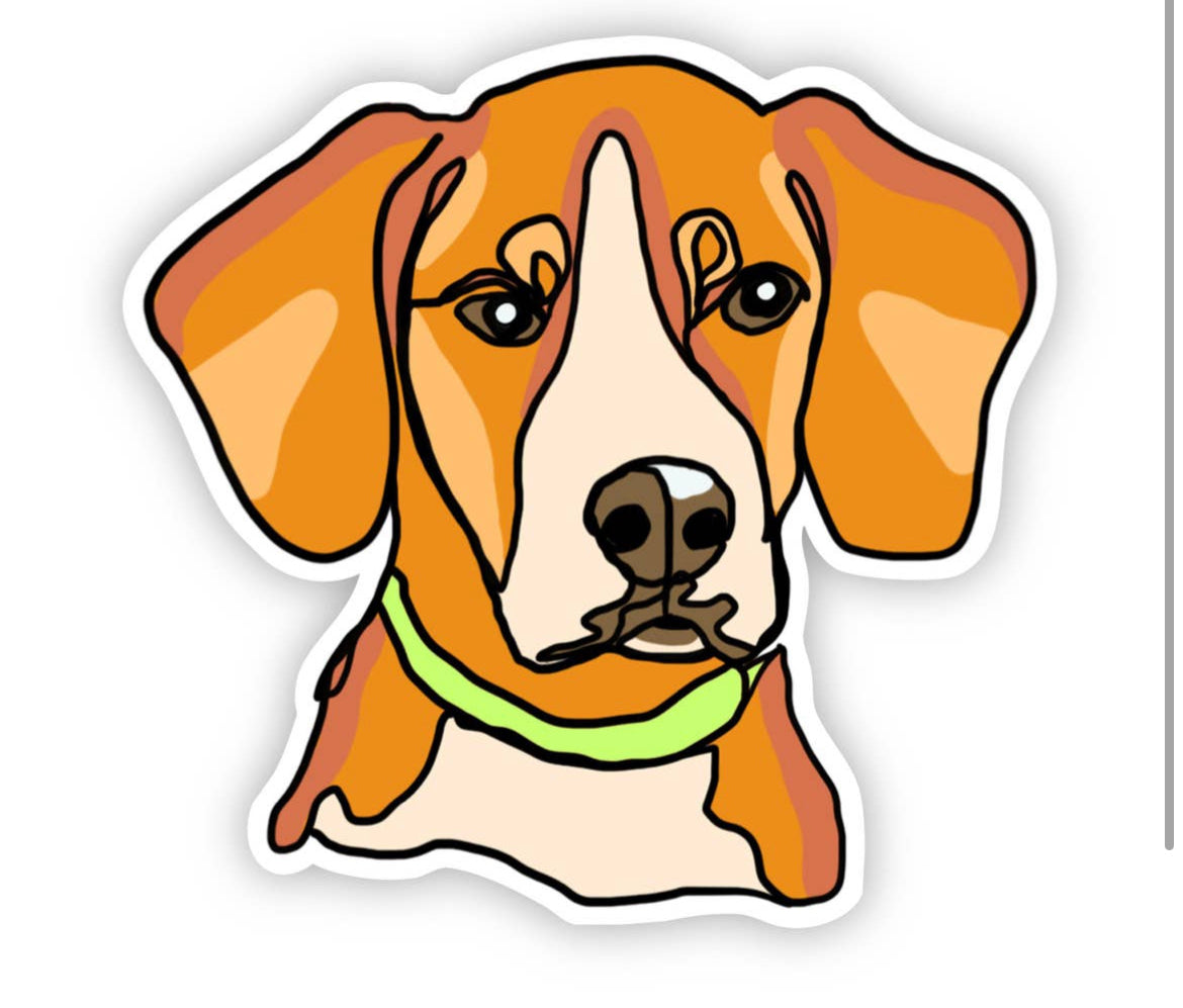 Beagle Dog Vinyl Sticker