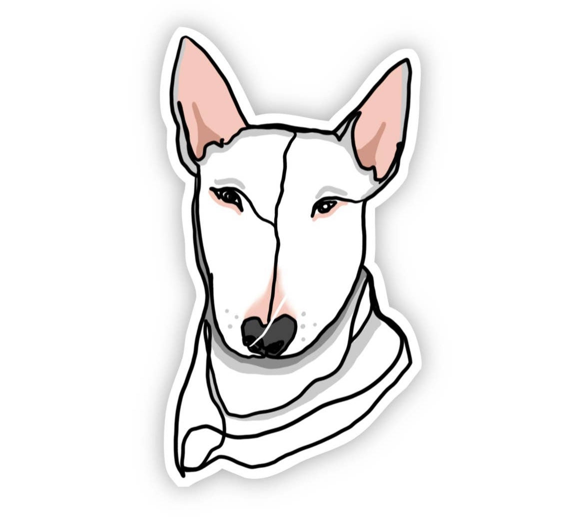 Bull Terrier Vinyl Sticker