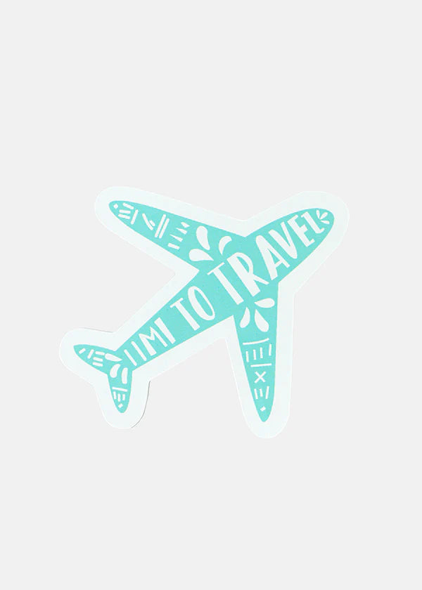 Time to Travel Vinyl Sticker