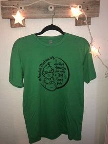 Green Social Distancing Shirt