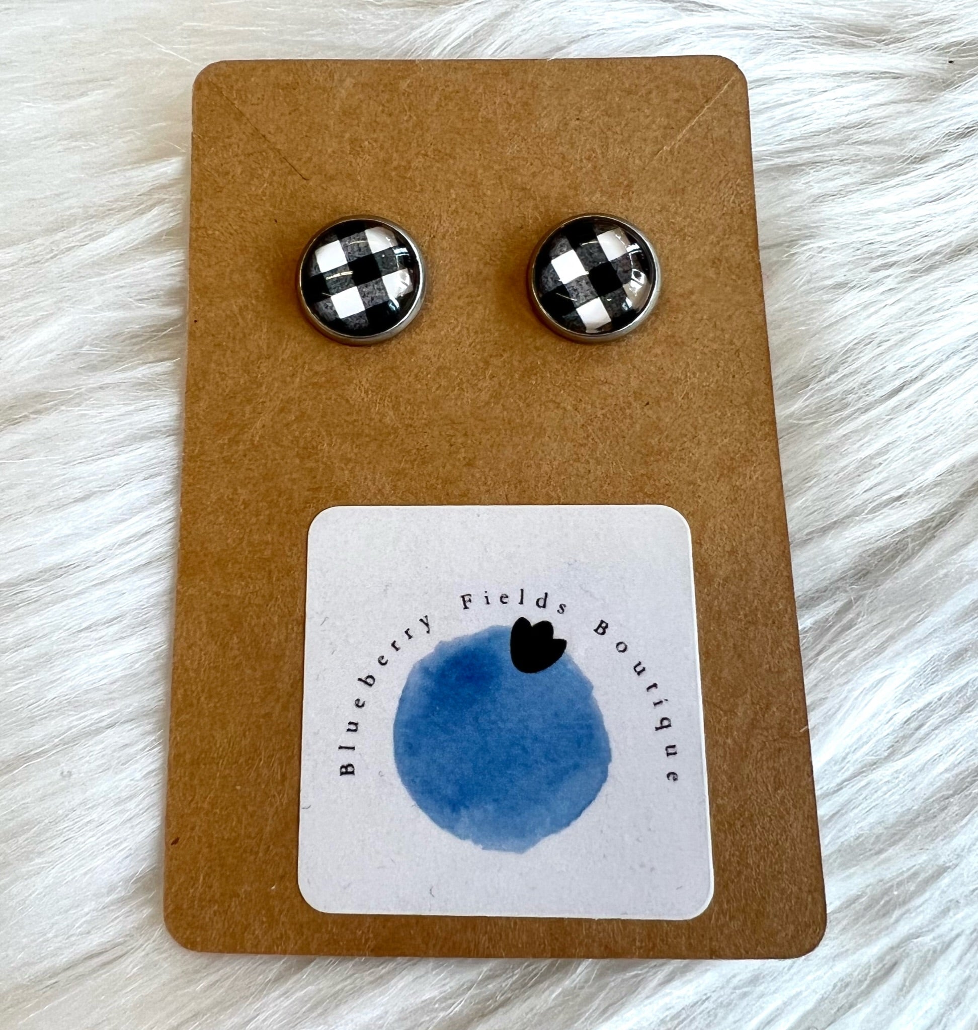 Buffalo Small Plaid Button