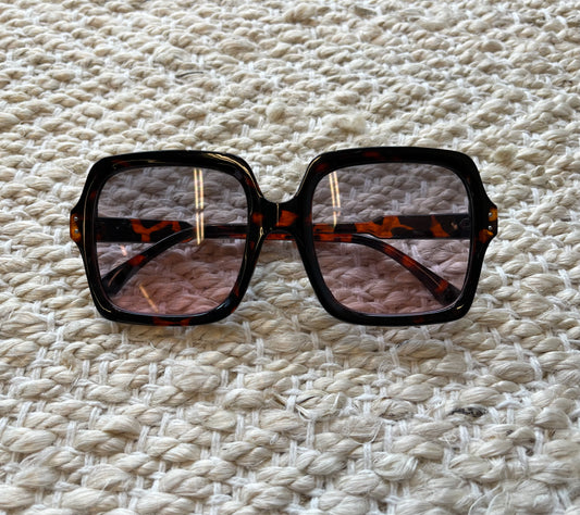 Vintage Square Framed Sunglasses