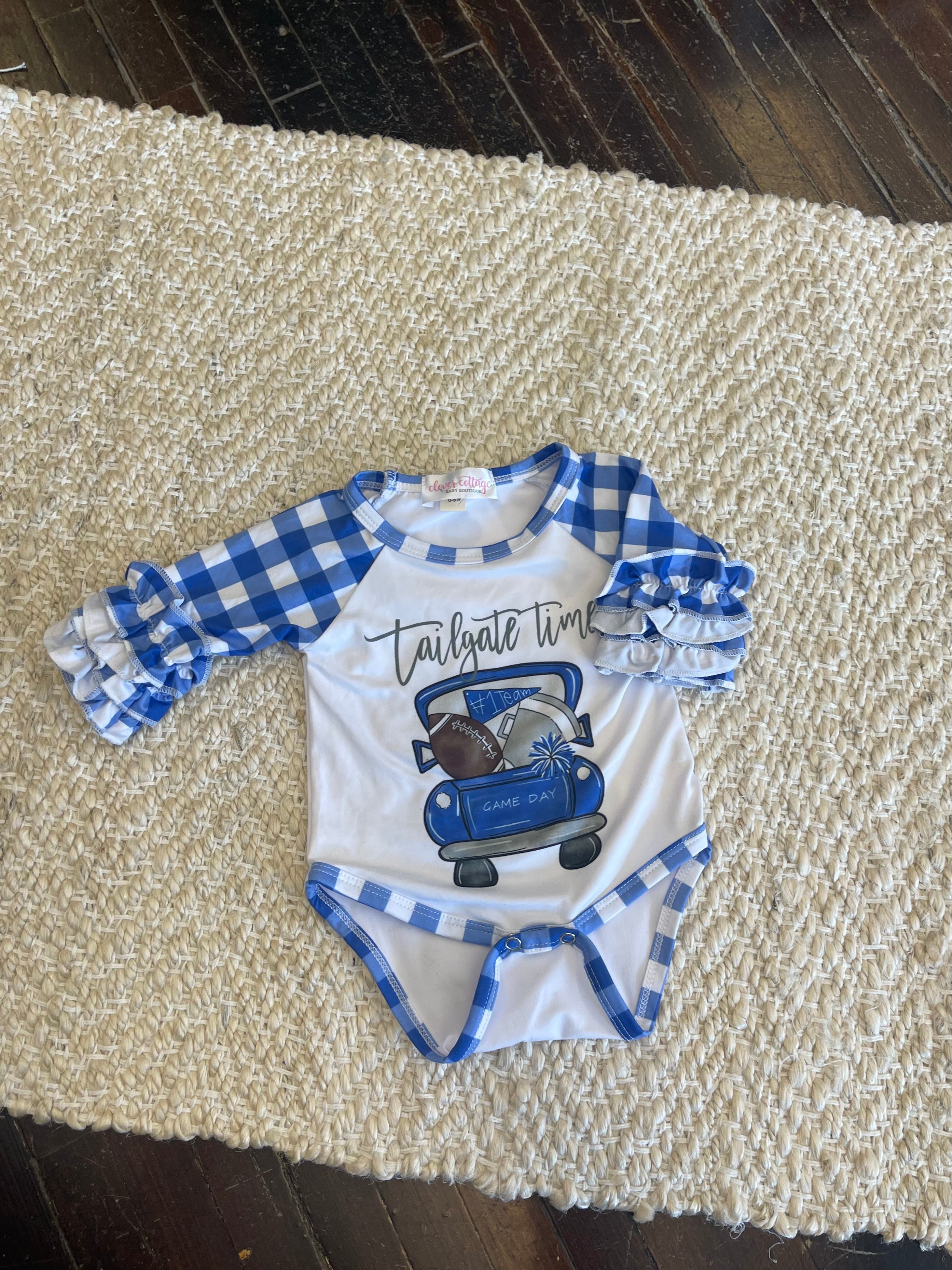 Tailgate Time Onesie- FINAL SALE