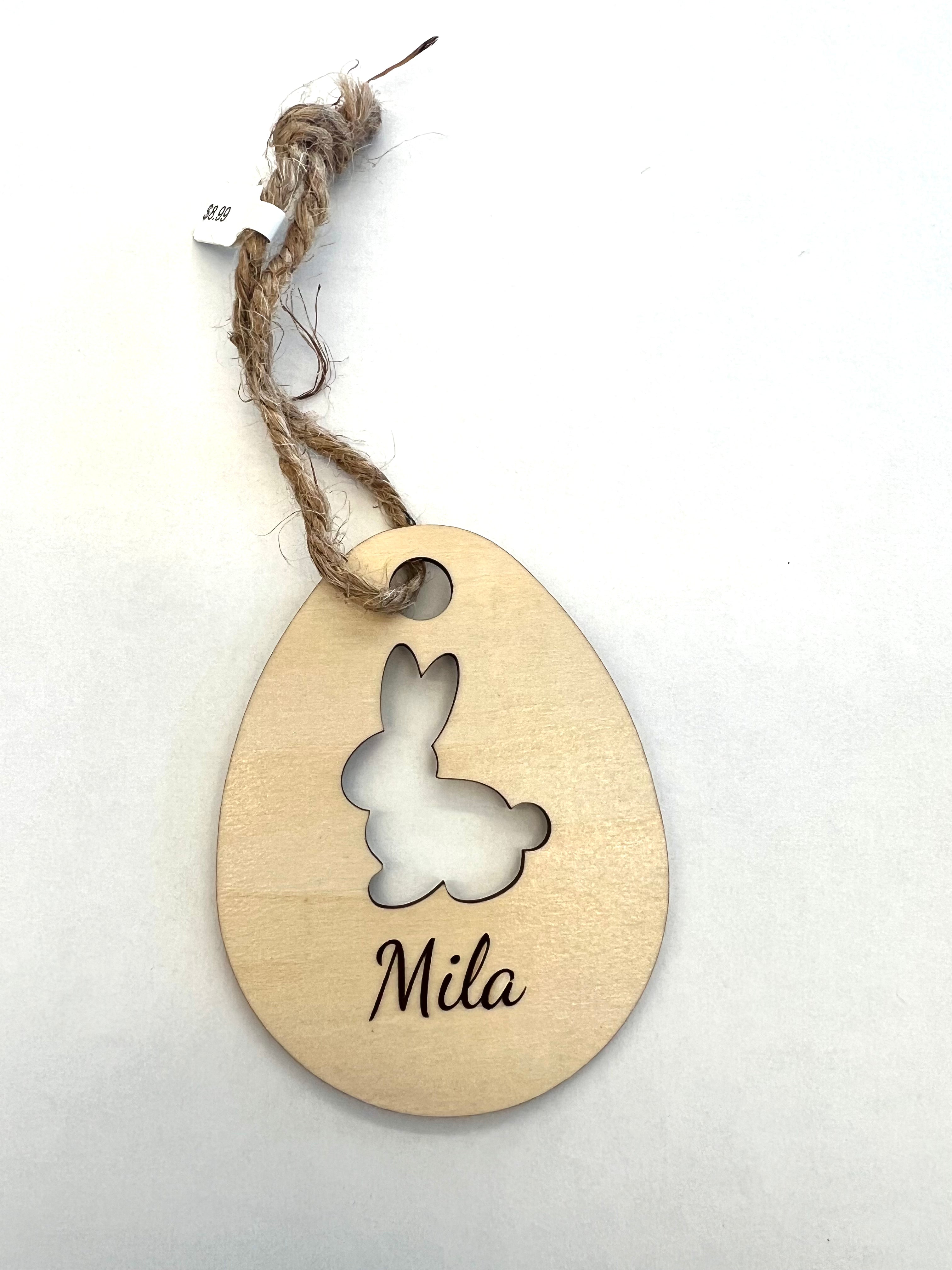 Personalized Easter Basket Tag