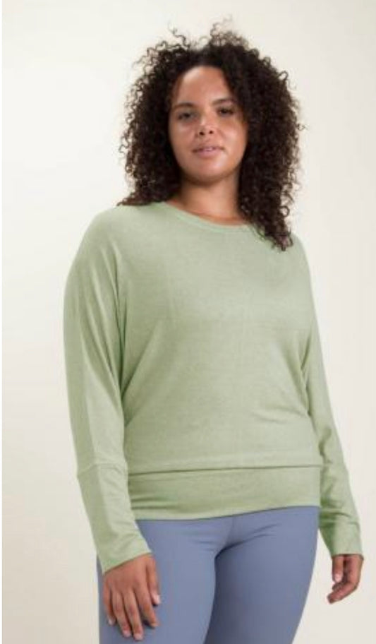 Dolman Sleeved Top in Green