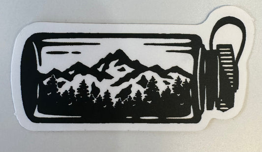 Mountain in a Bottle Sticker