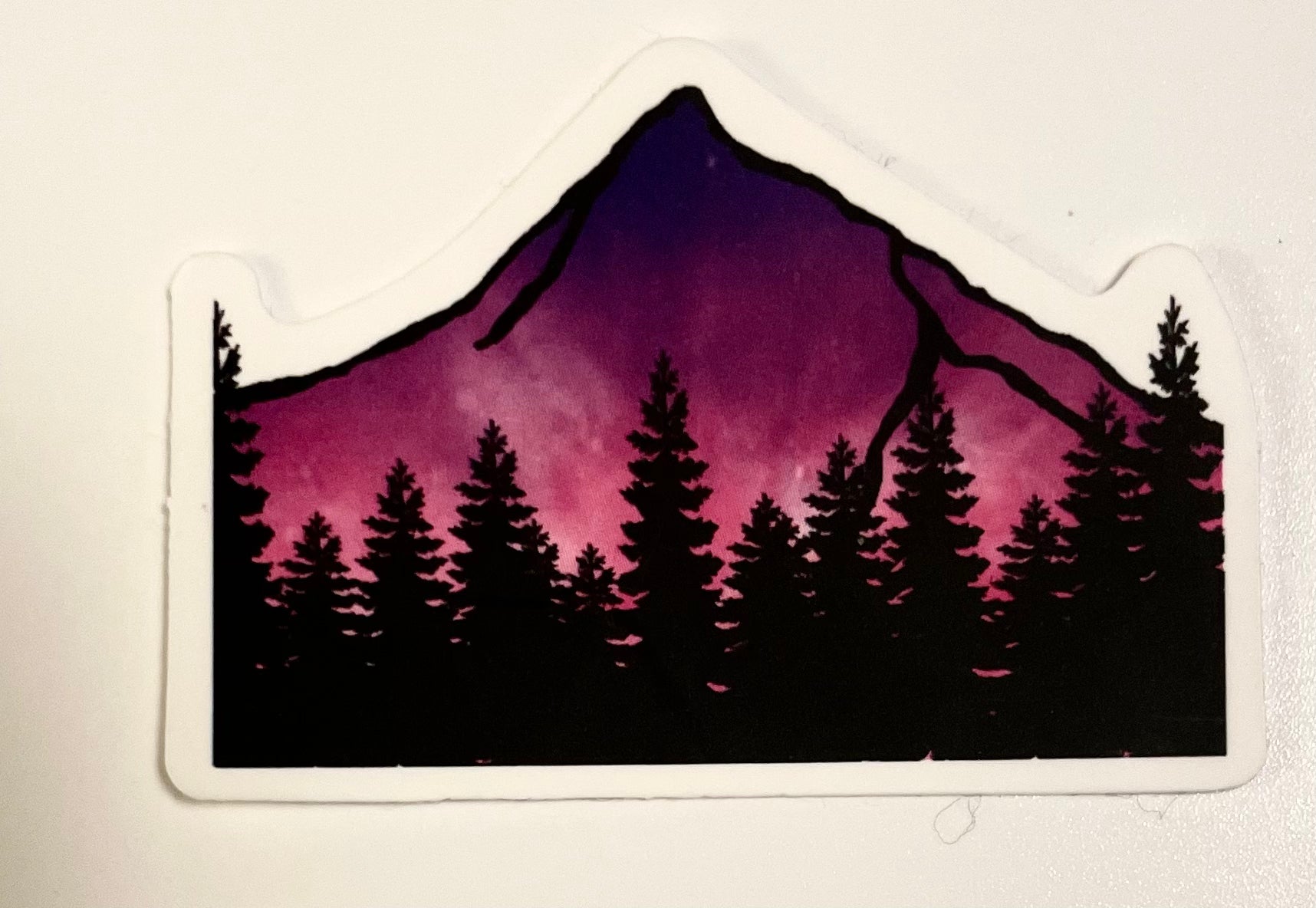 Mountain Sky Vinyl Sticker