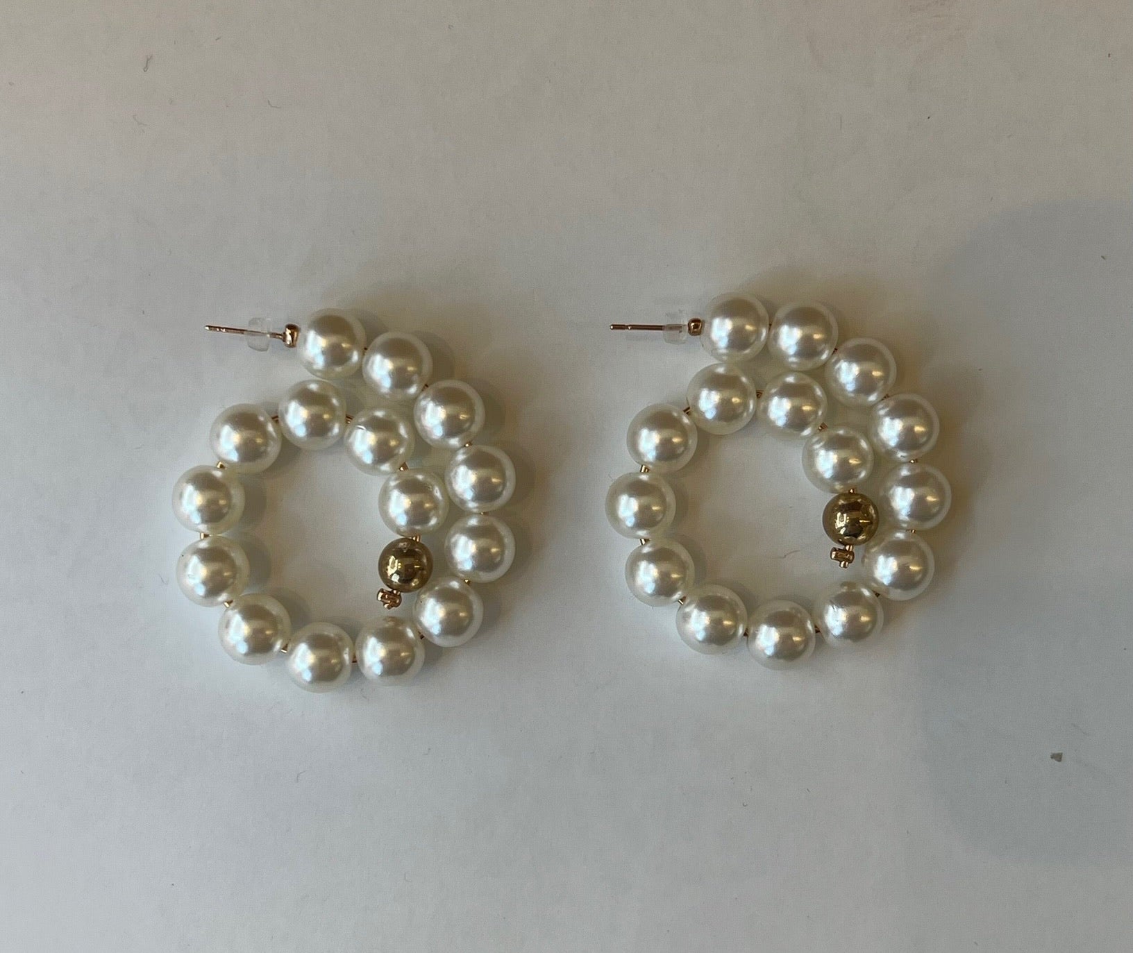 Pearl Swirl Earrings