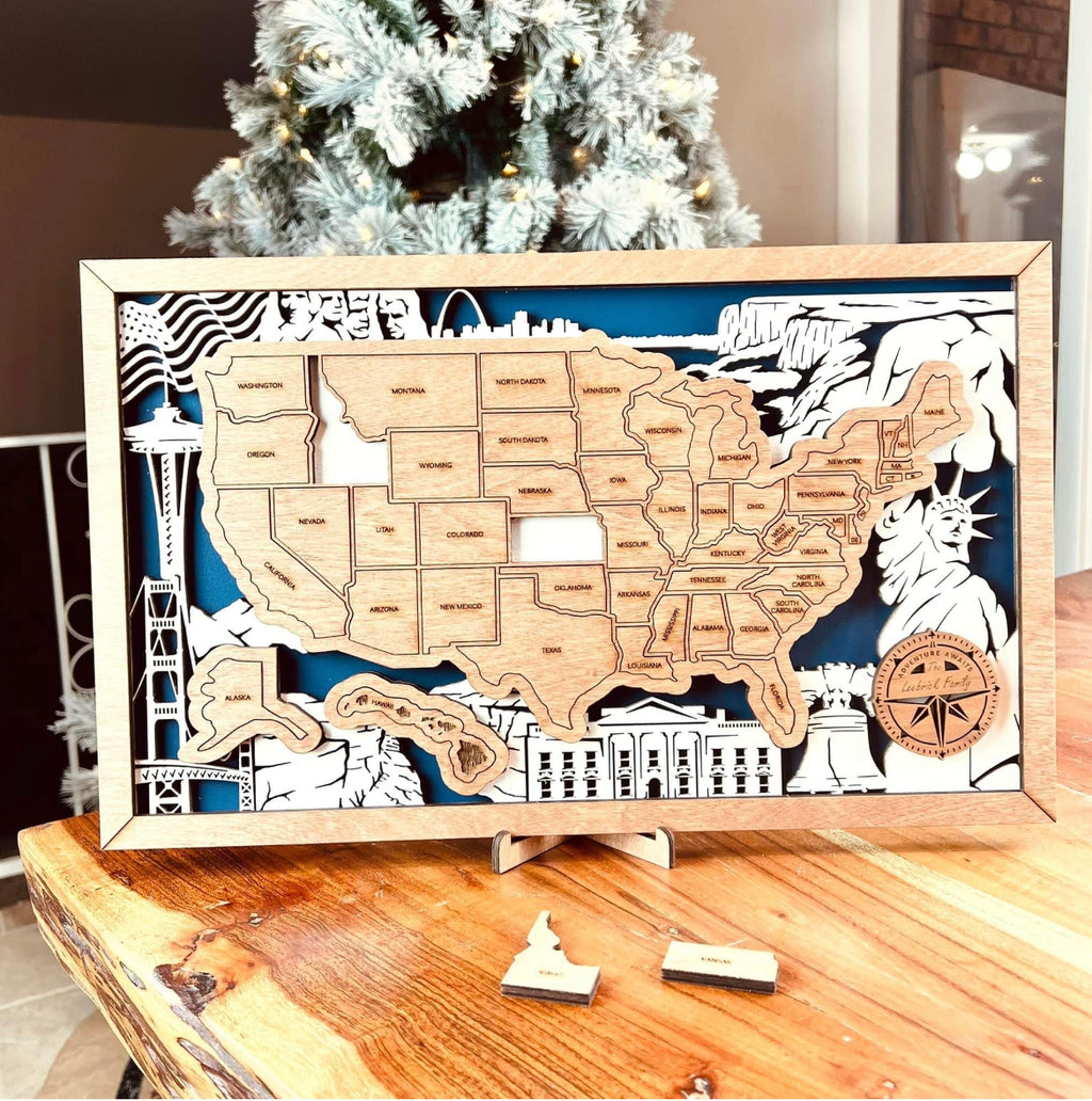 Beautifully Detailed State Map