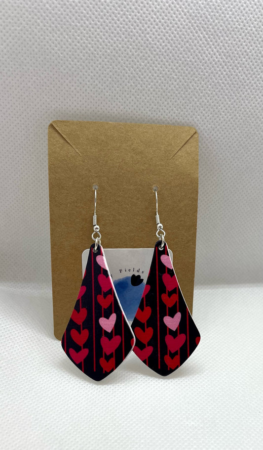 Heart String Earrings