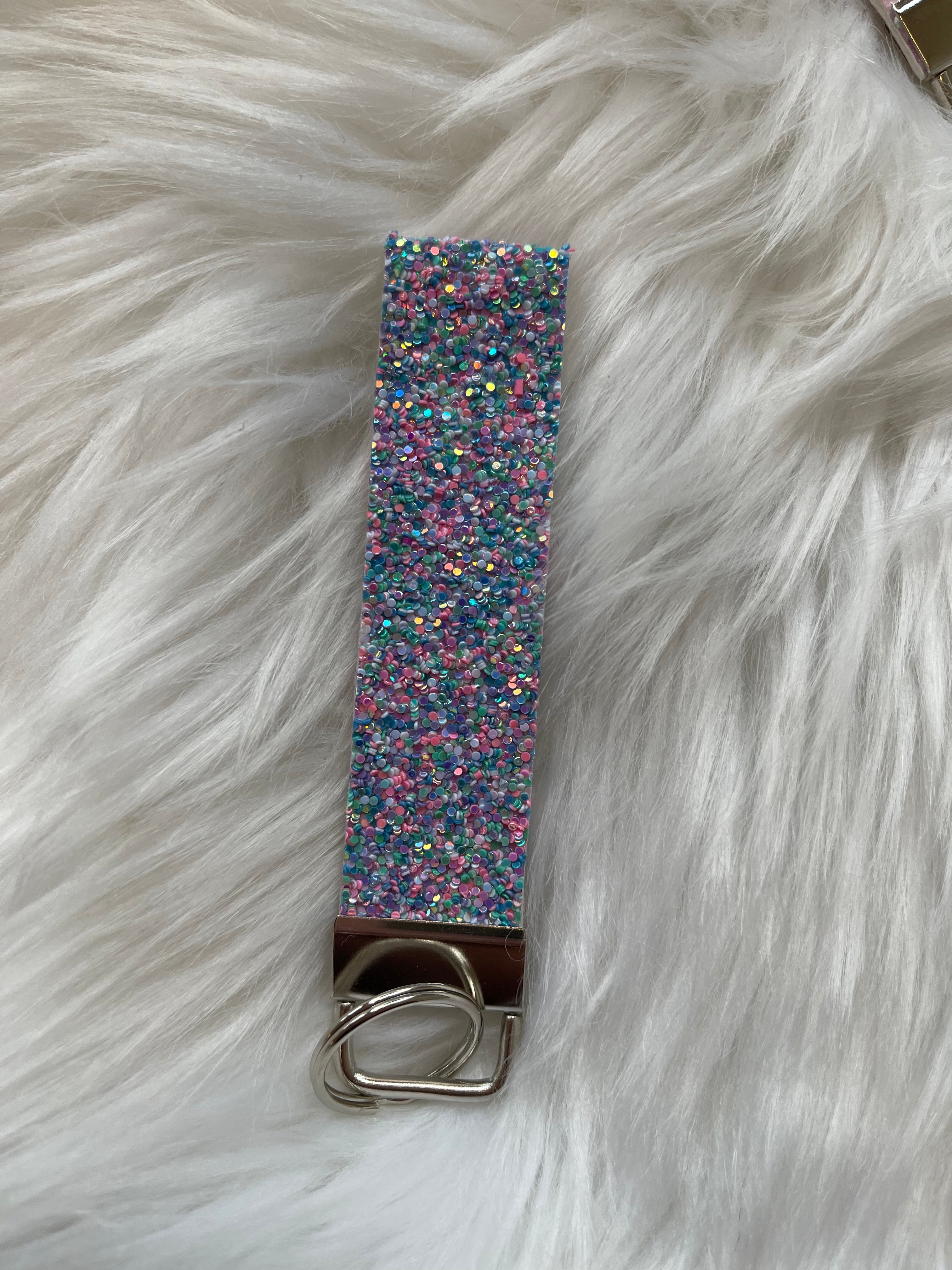 Sparkly Wristlet Keychain