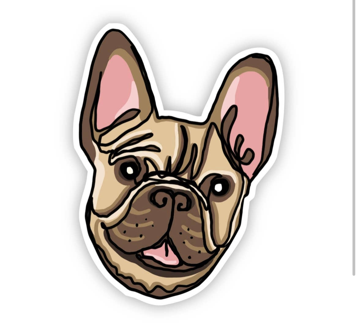 French Bulldog Vinyl Sticker