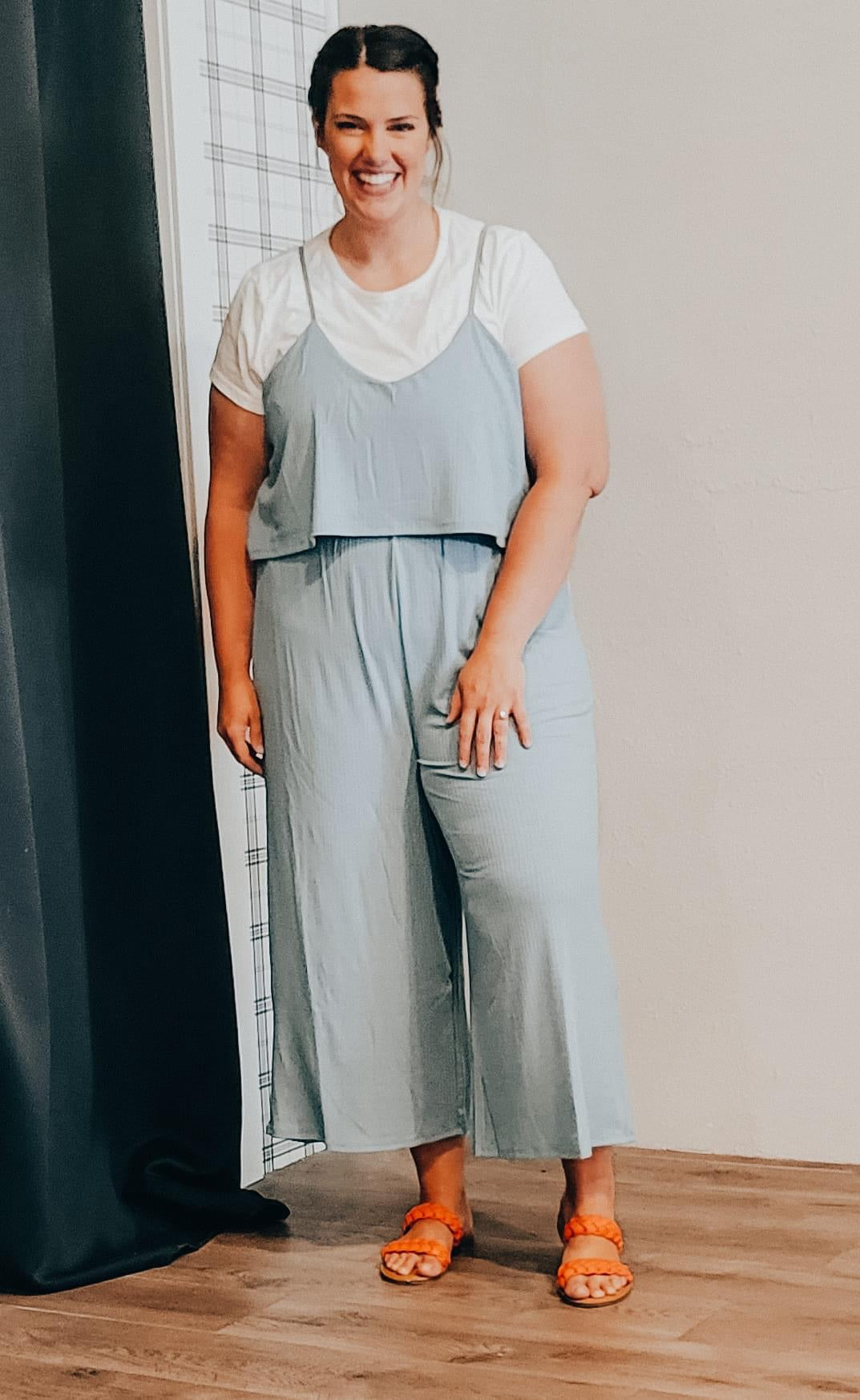 Light Blue Jumpsuit