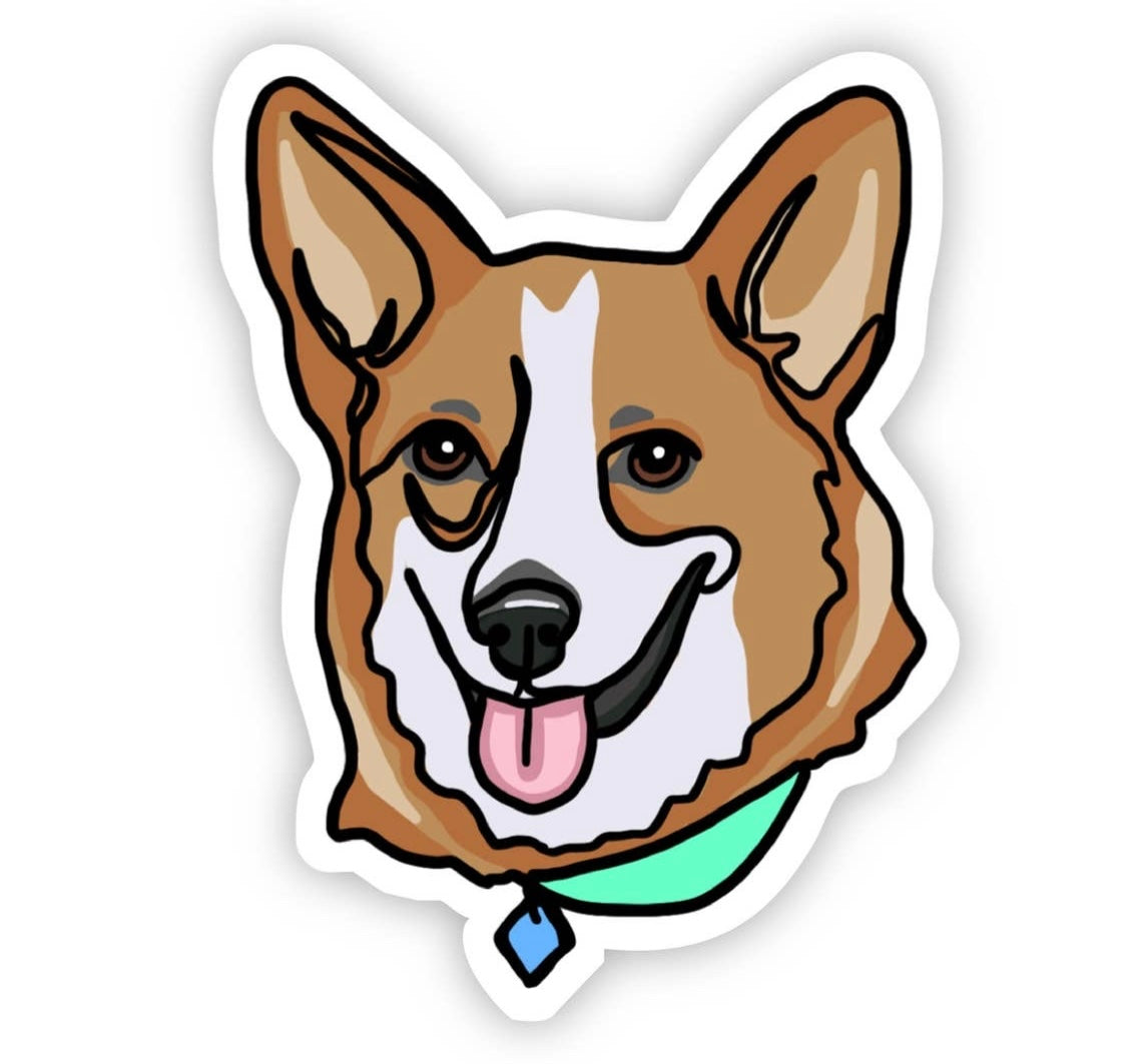 Corgi Dog Sticker