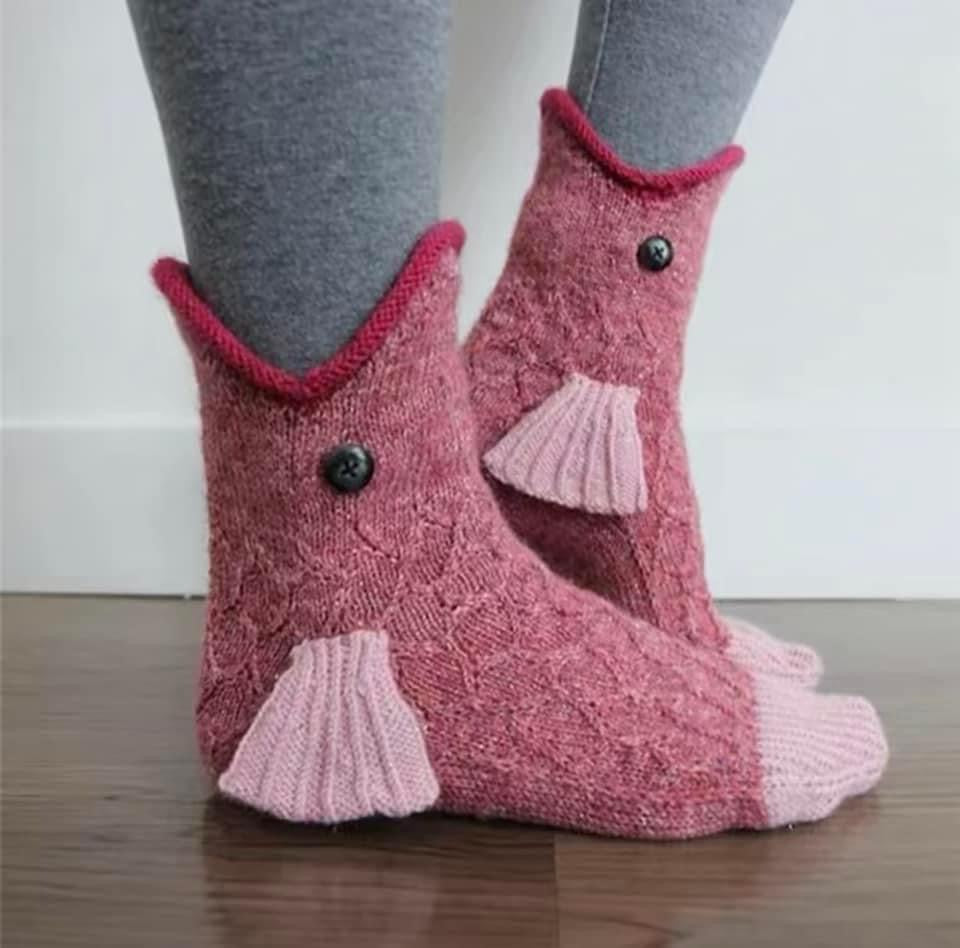 Funky Animal Chomp Socks