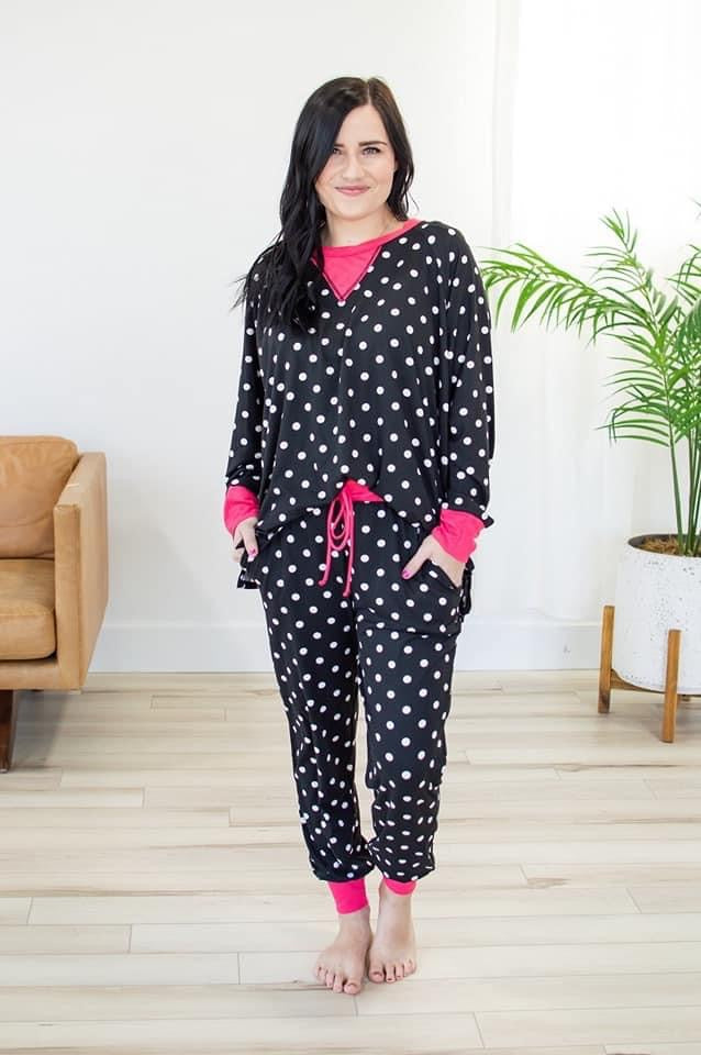 Buttery Soft Polka Dot Lounge Set