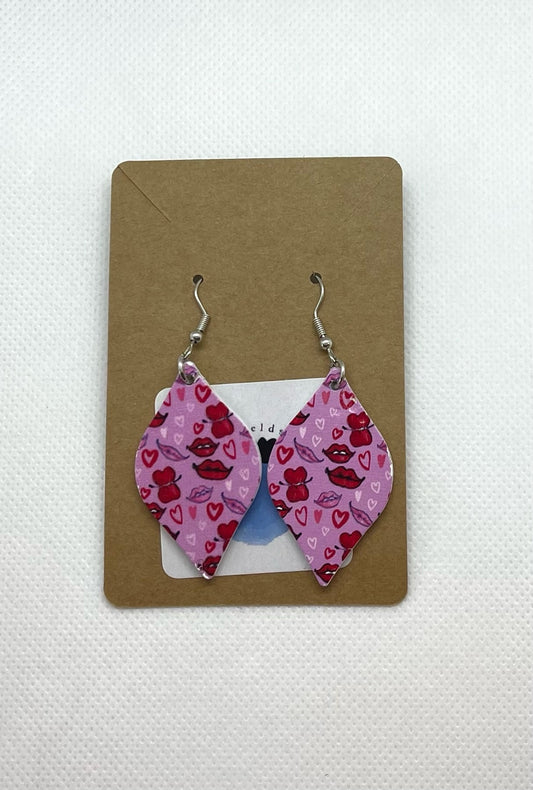 Lip Print Earrings