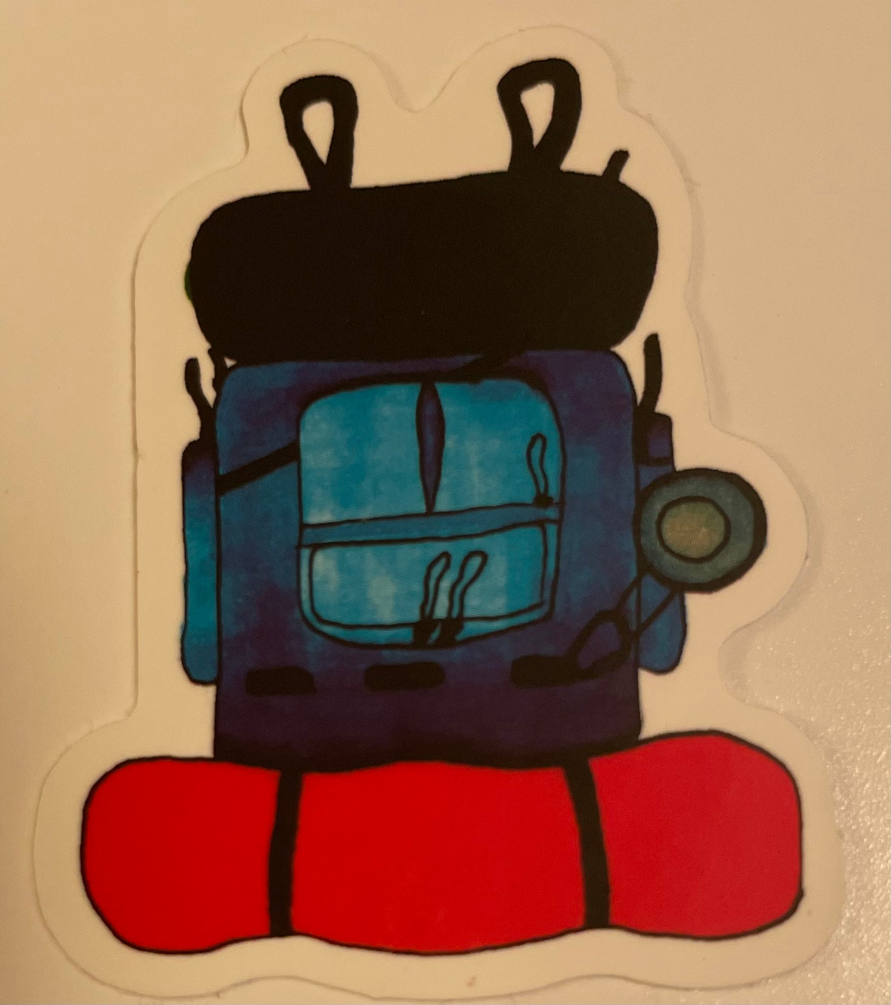 Backpack Vinyl Sticker