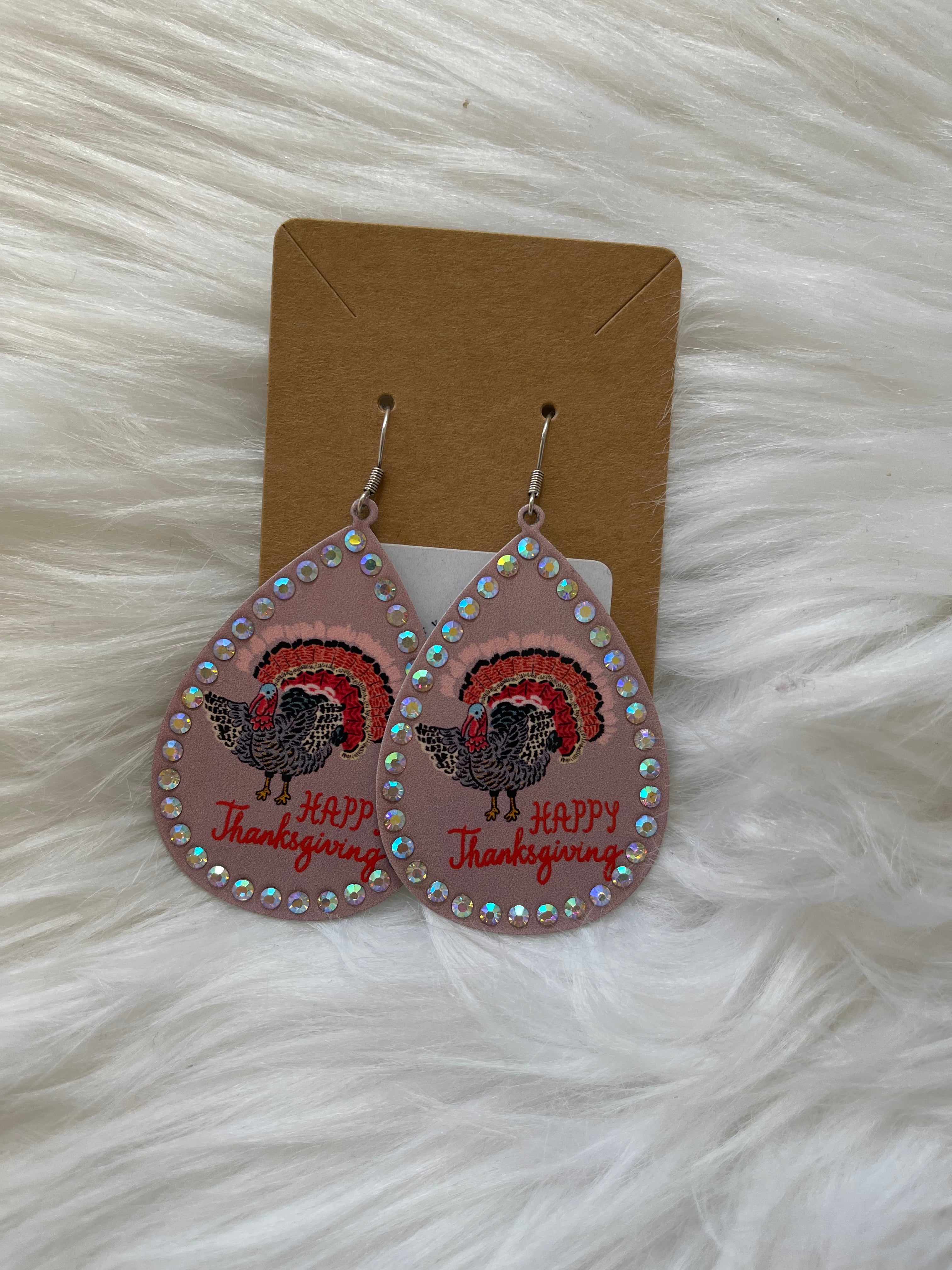 Happy Thanksgiving Earrings