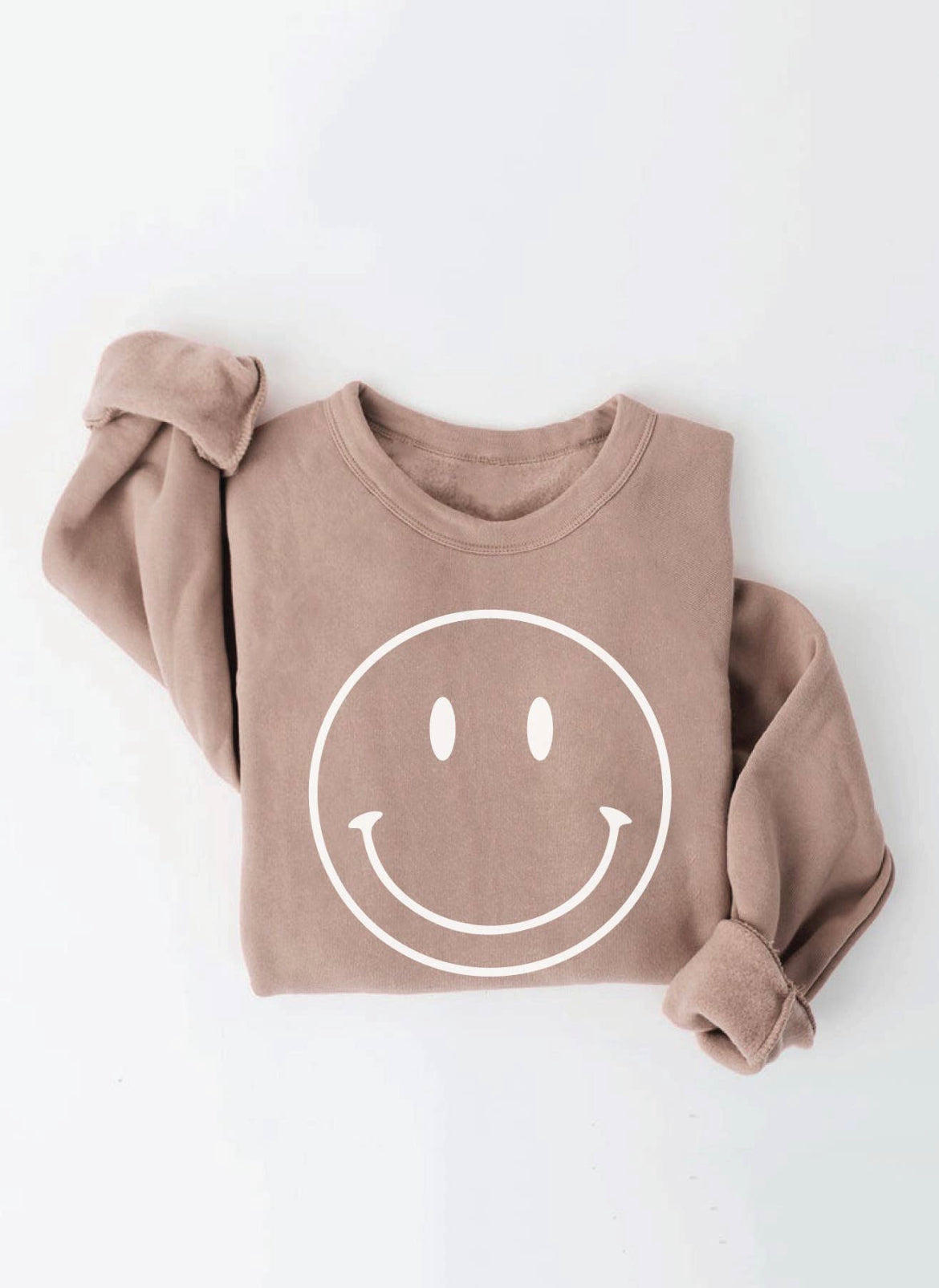 Smiley Graphic Crewneck