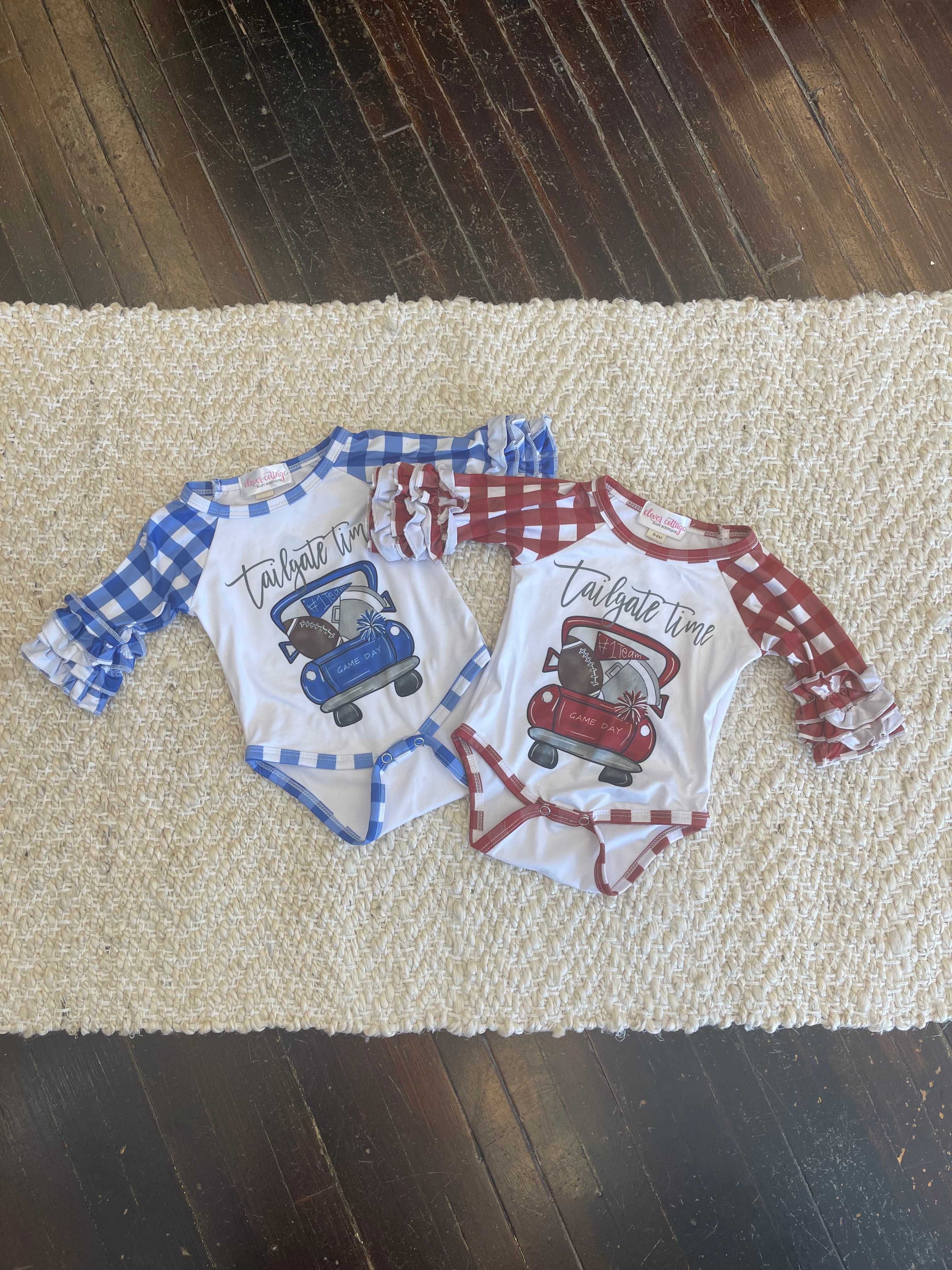 Tailgate Time Onesie- FINAL SALE
