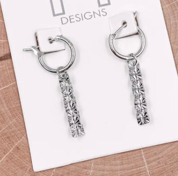 Eli Earrings - White Gold