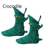 Funky Animal Chomp Socks