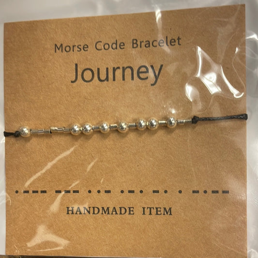 Journey Morse Code Bracelet
