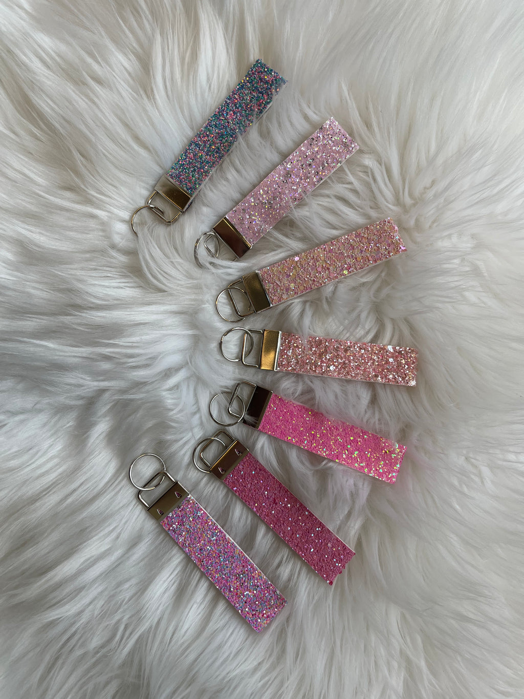 Sparkly Wristlet Keychain