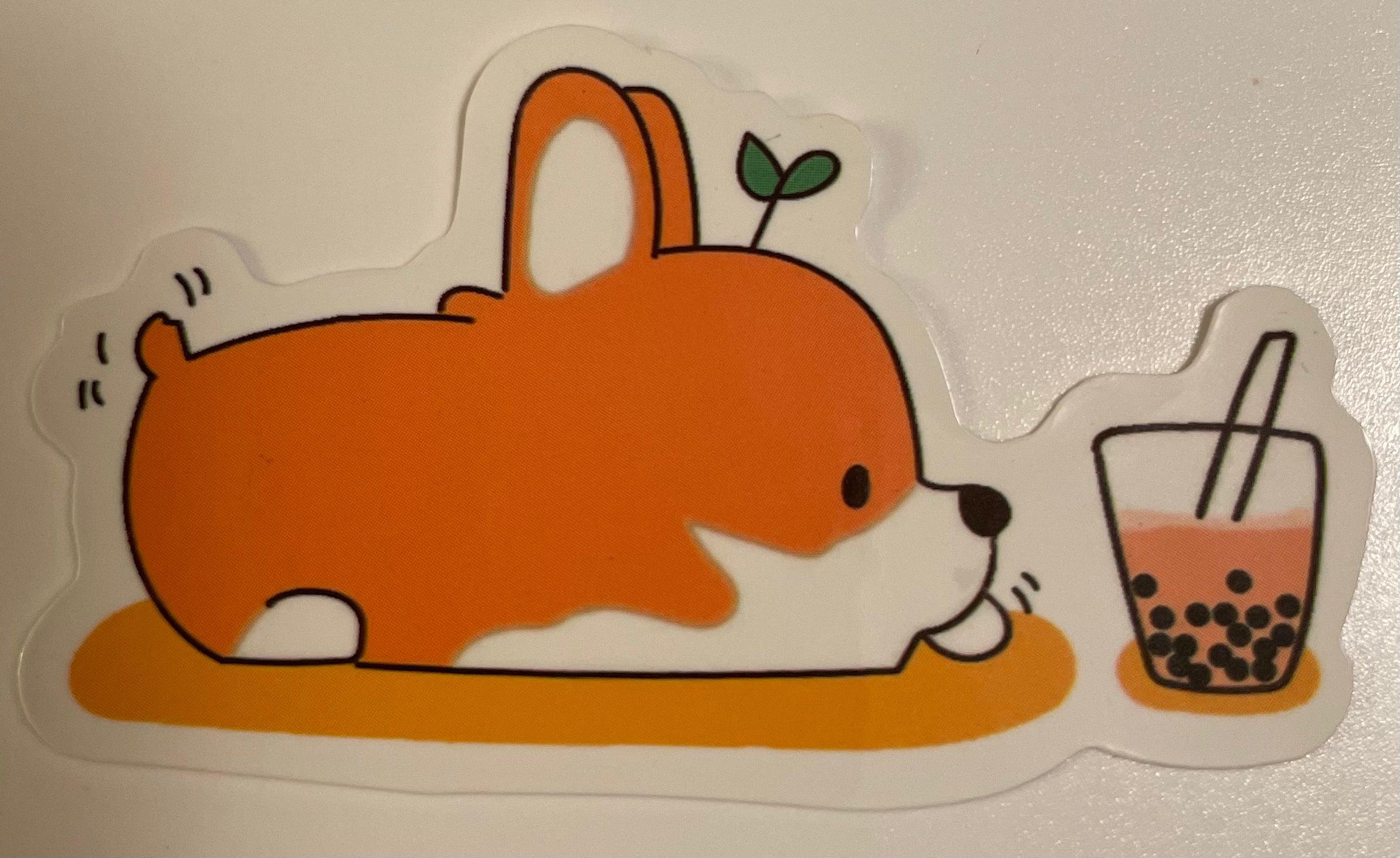 Puppy Vinyl Sticker