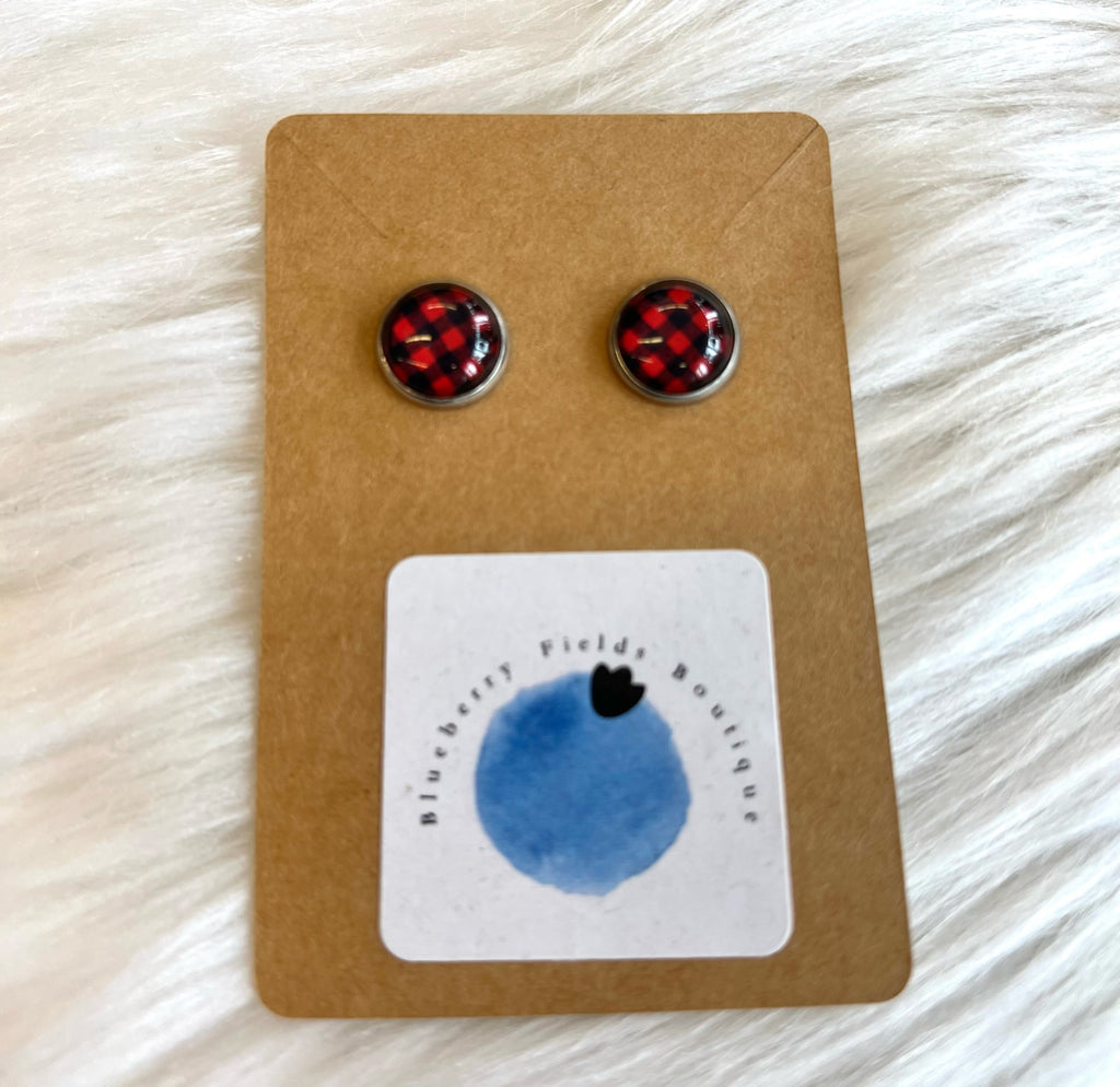 Buffalo Small Plaid Button