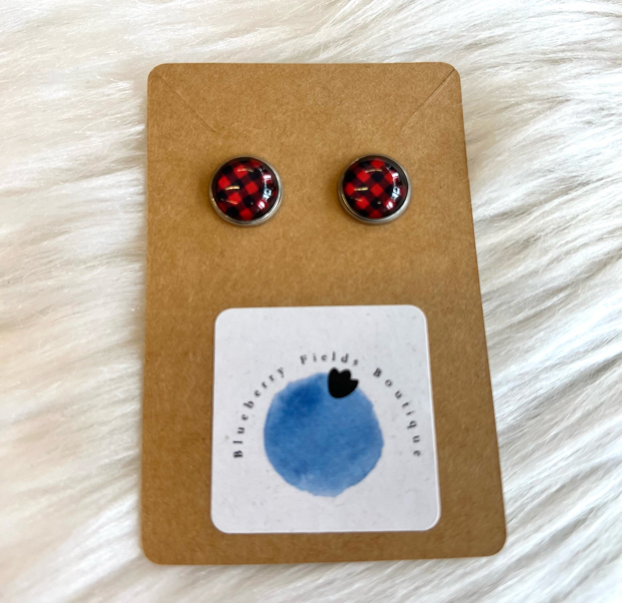 Buffalo Small Plaid Button